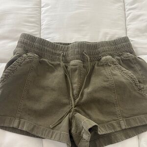 Olive Green Women's Casual Shorts